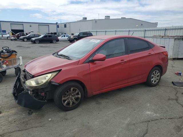 HYUNDAI ACCENT GLS 2013 red  gas KMHCT4AE1DU538982 photo #1