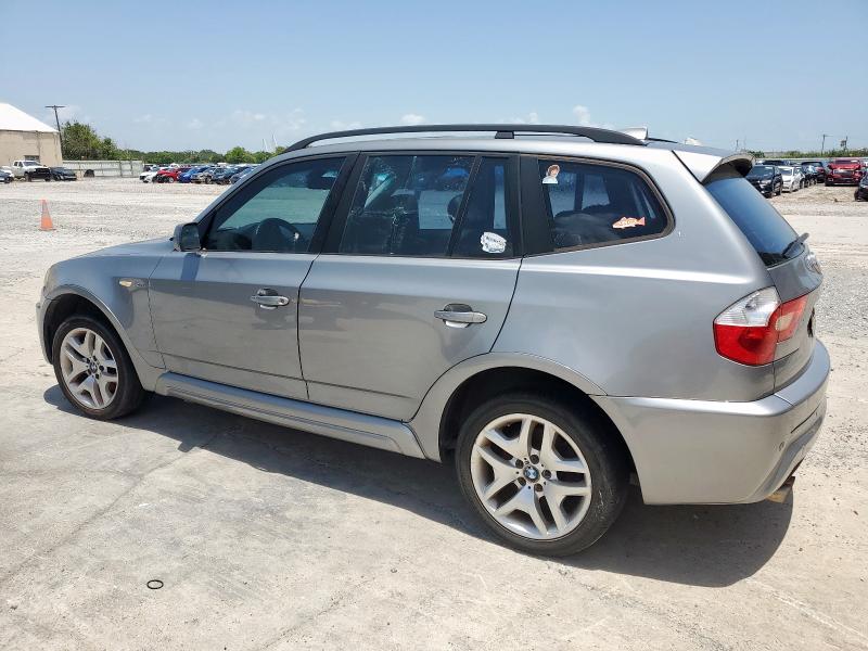 BMW X3 3.0I 2006 silver 4dr spor gas WBXPA93486WG87108 photo #3