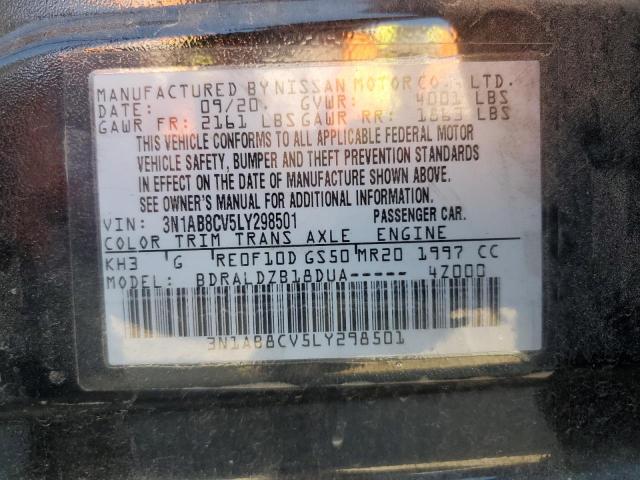 2020 NISSAN SENTRA SV 3N1AB8CV5LY298501