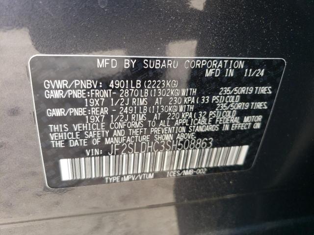 2025 SUBARU FORESTER S JF2SLDHC3SH508863