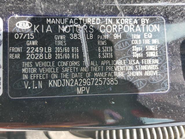 2016 KIA SOUL KNDJN2A29G7257385