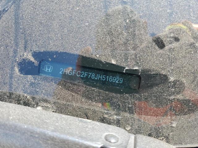 2018 HONDA CIVIC EX 2HGFC2F78JH516929