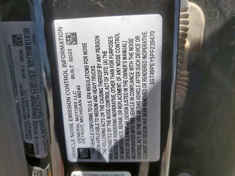 2023 GMC SIERRA K2500 AT4 1GT49PEY5PF239470