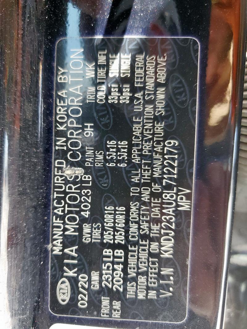 2020 KIA SOUL LX KNDJ23AU8L7122179