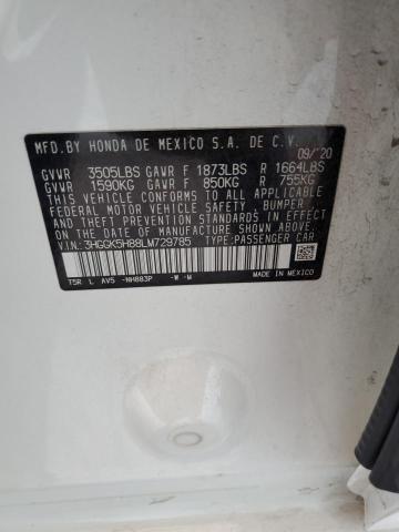 2020 HONDA FIT EX 3HGGK5H88LM729785