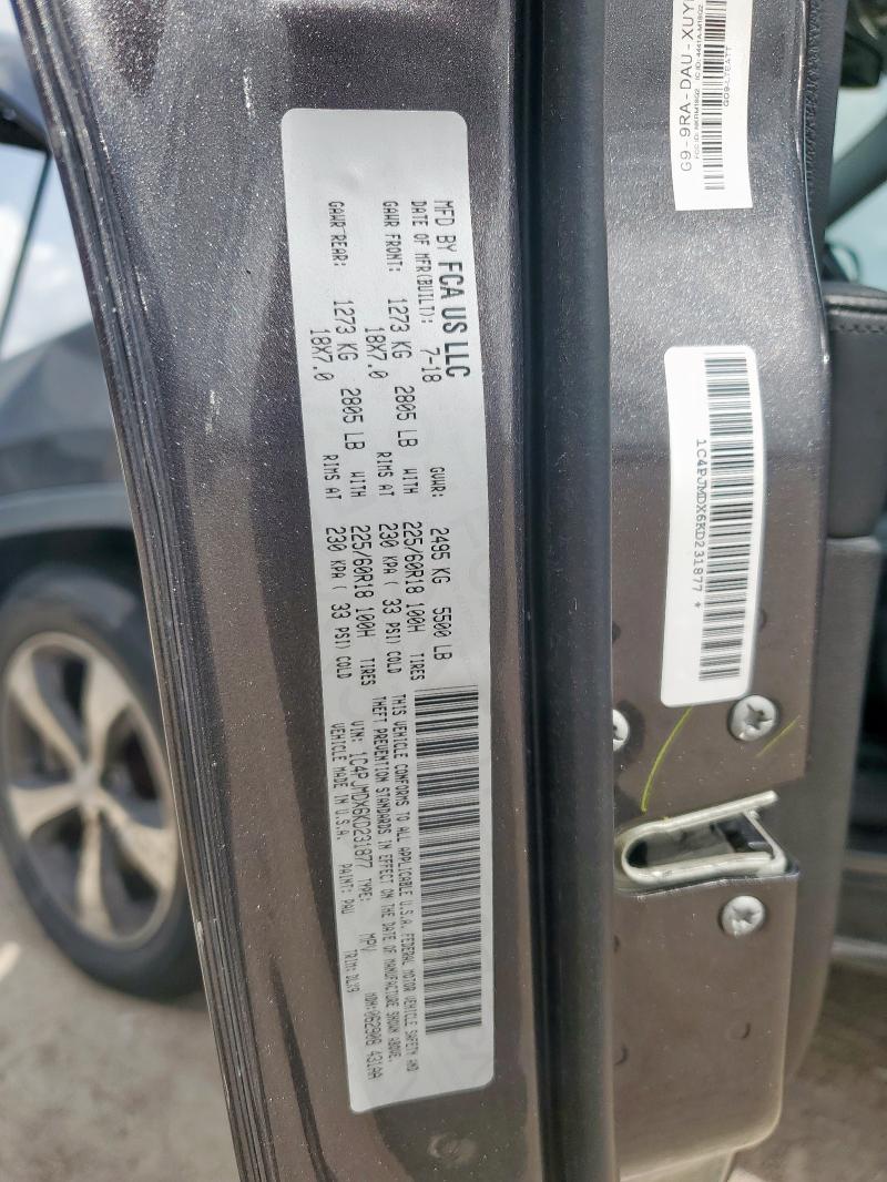 2019 JEEP CHEROKEE L 1C4PJMDX6KD231877