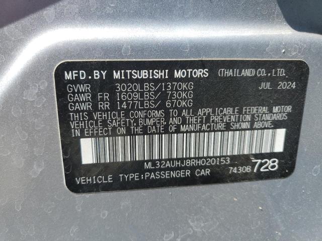 2024 MITSUBISHI MIRAGE ES ML32AUHJ8RH020153