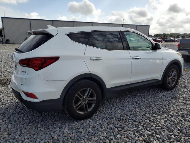 HYUNDAI SANTA FE S 2017 white  gas 5XYZT3LB7HG418249 photo #4