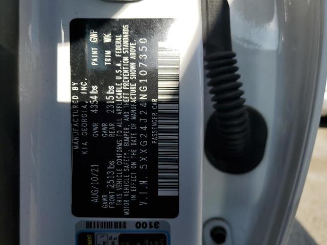 2022 KIA K5 LX 5XXG24J24NG107350