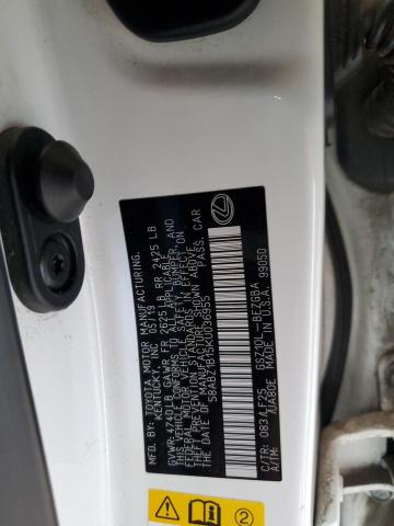 2019 LEXUS ES 350 58ABZ1B15KU036955
