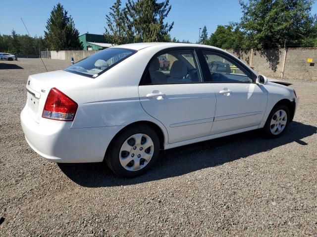 KIA SPECTRA EX 2009 white  gas KNAFE222895637186 photo #4
