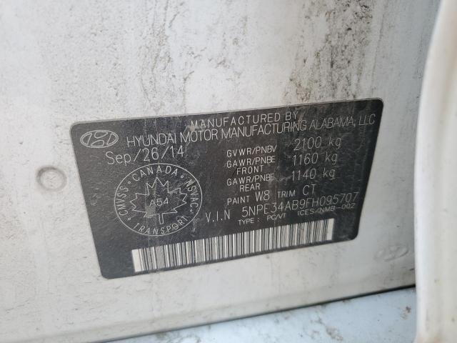 2015 HYUNDAI SONATA SPO 5NPE34AB9FH095707