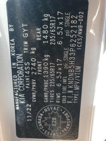 2023 KIA CARNIVAL L KNDNB5H33P6252182