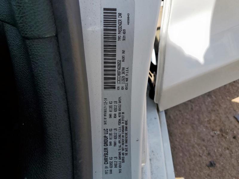 2015 CHRYSLER 200 LIMITE 1C3CCCAB6FN628652