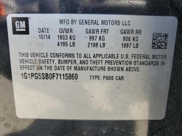 2015 CHEVROLET CRUZE LTZ - 1G1PG5SB0F7115860