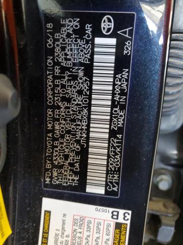 2019 TOYOTA C-HR XLE JTNKHMBX8K1012957