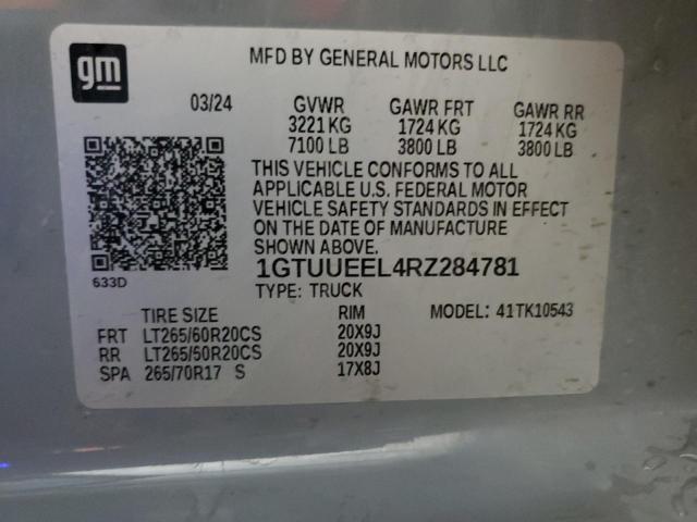 2024 GMC SIERRA K15 1GTUUEEL4RZ284781