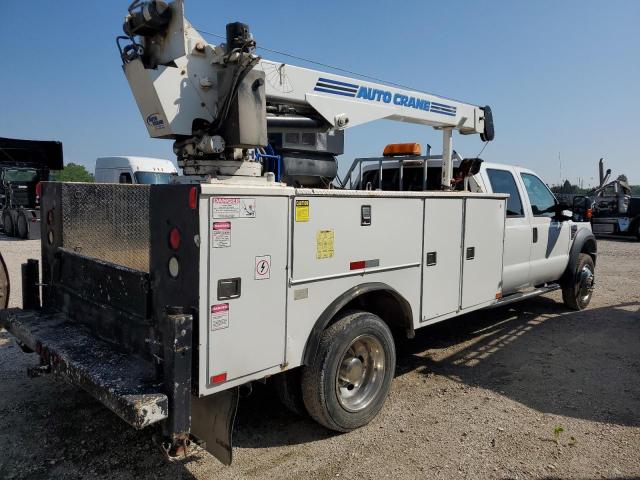 FORD F550 SUPER 2009 white crew cha diesel 1FDAW57R69EA32984 photo #4