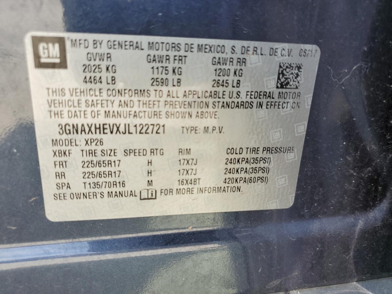 CHEVROLET EQUINOX LS