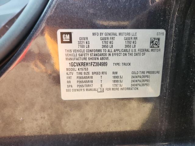 2015 CHEVROLET 1500 454SS 1GCVKREH1FZ384989