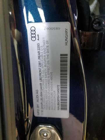 2017 AUDI A3 PREMIUM WAUB8GFF5H1045072
