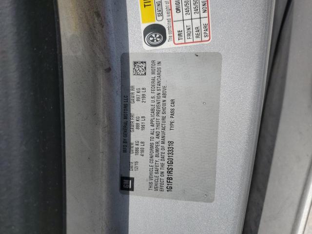 2016 CHEVROLET CAMARO LT - 1G1FB1RS1G0133318