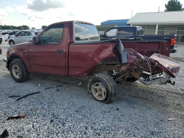 FORD F150 1997 burgundy pickup gas 1FTDF1729VKC50667 photo #3