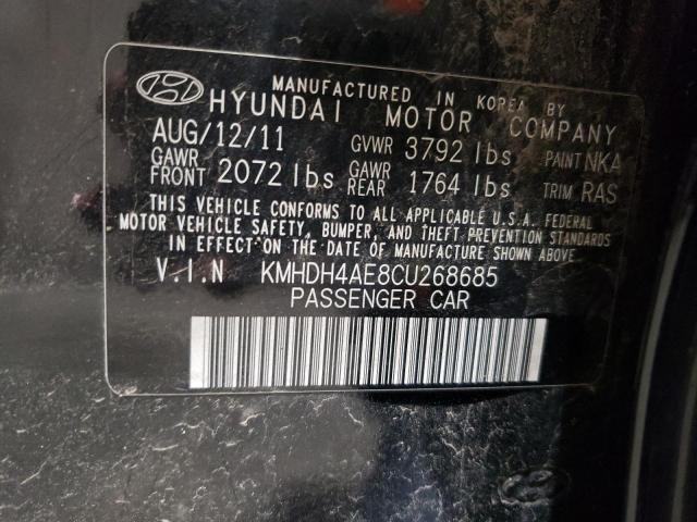 2012 HYUNDAI ELANTRA GL - KMHDH4AE8CU268685