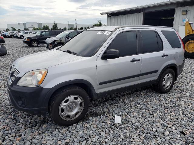 HONDA CR-V LX 2005 silver  gas JHLRD68525C009614 photo #1