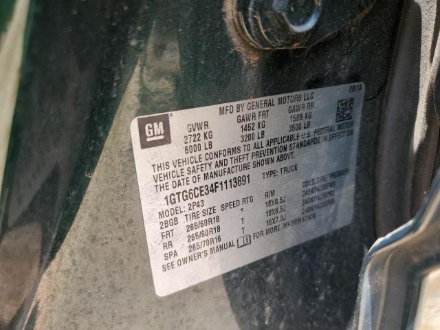 2015 GMC CANYON SLT 1GTG6CE34F1113891