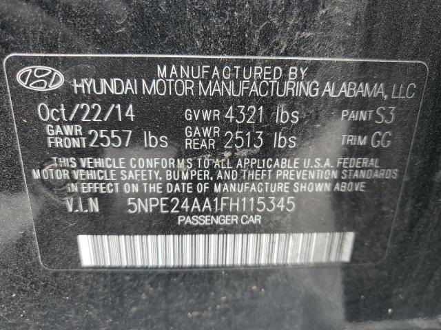 2015 HYUNDAI SONATA ECO - 5NPE24AA1FH115345