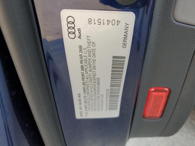 2023 AUDI S5 PRESTIG WAUB4CF57PA022189