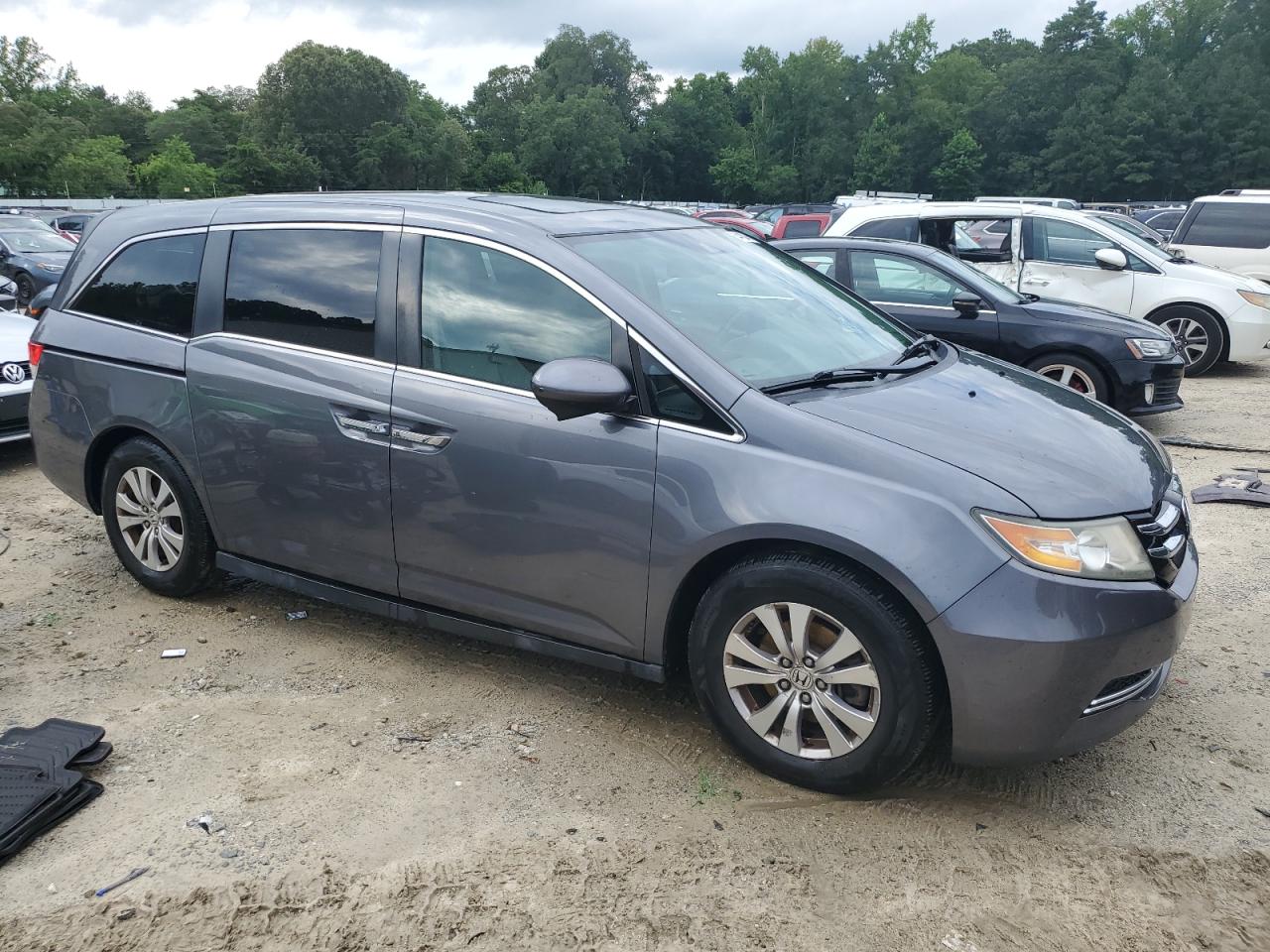 Lot #3223379356 2014 HONDA ODYSSEY EX