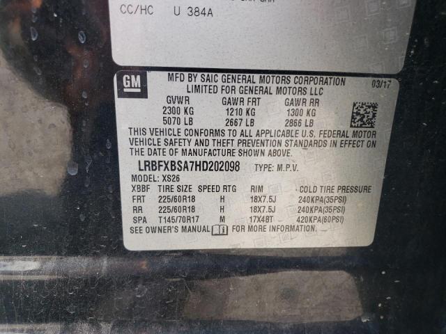 2017 BUICK ENVISION E LRBFXBSA7HD202098