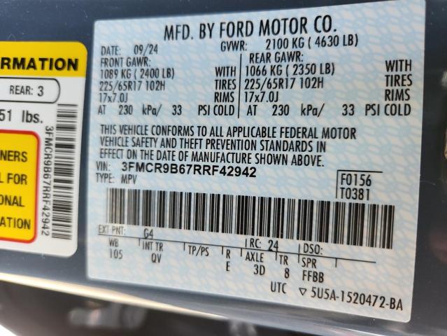 2024 FORD BRONCO SPO 3FMCR9B67RRF42942