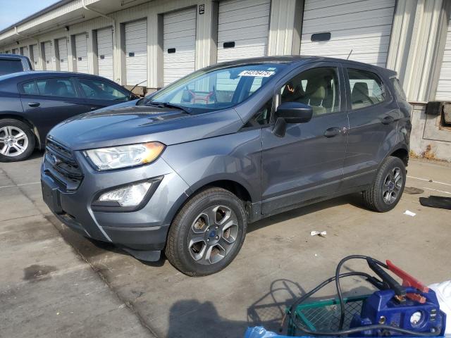 FORD ECOSPORT S 2019 gray  gas MAJ6S3FL0KC271476 photo #1