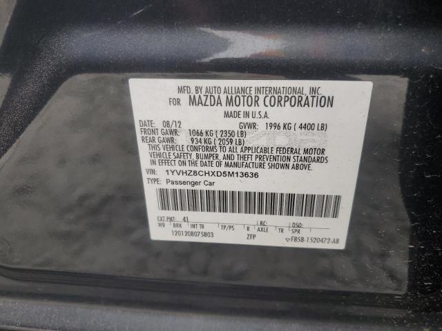 2013 MAZDA 6 GRAND TO - 1YVHZ8CHXD5M13636