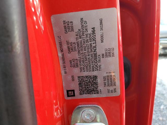 2020 CHEVROLET COLORADO 1GCGSBEN3L1201964