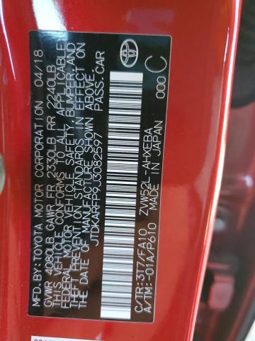 2018 TOYOTA PRIUS PRIM - JTDKARFP9J3082597