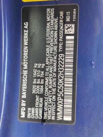 2019 MINI COOPER WMWXP5C50K2H32229