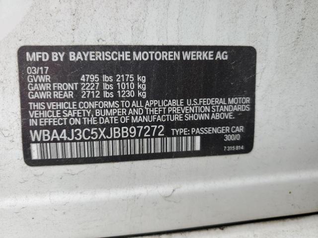 2018 BMW 430XI GRAN WBA4J3C5XJBB97272