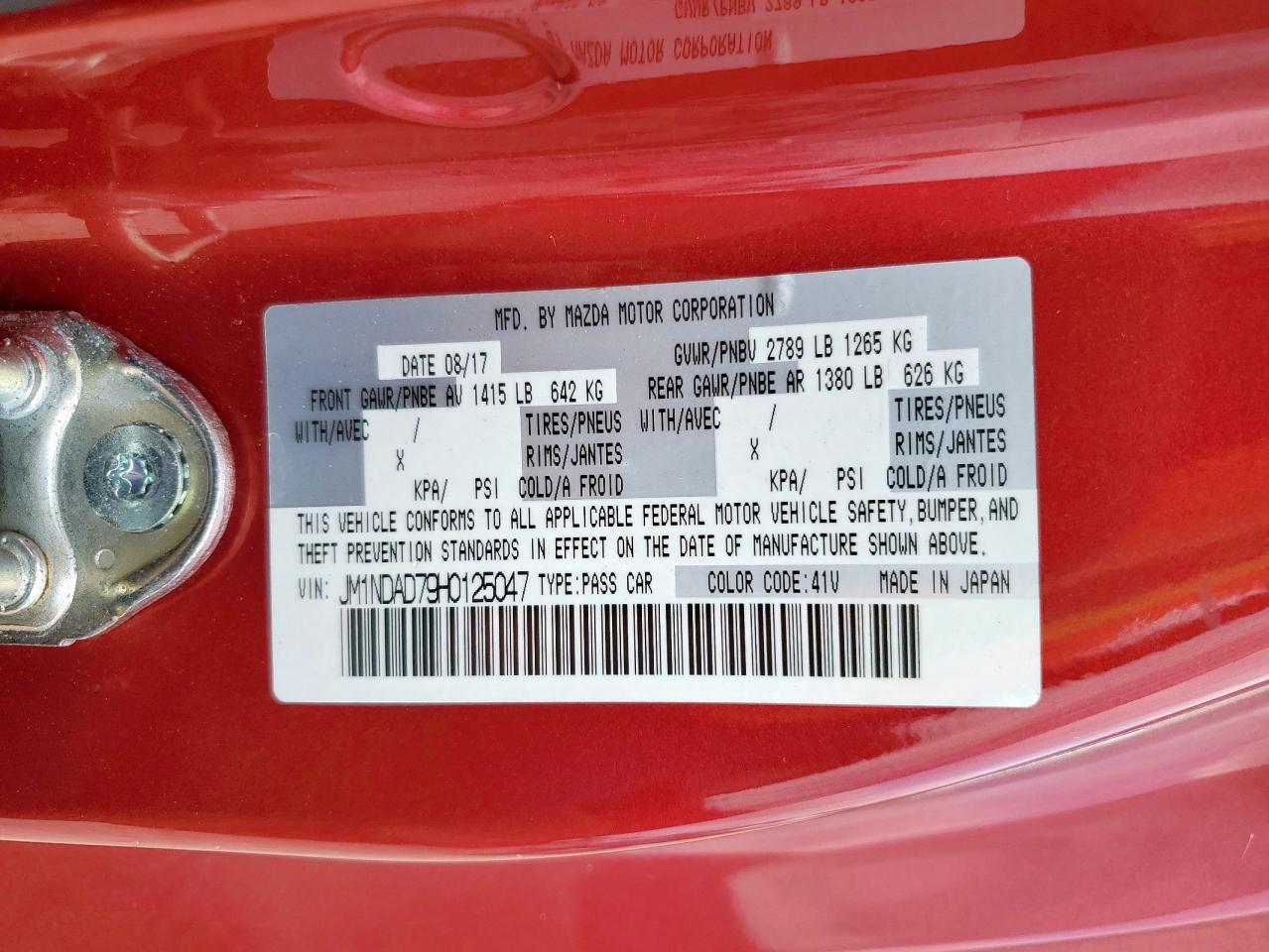 MAZDA MX-5 GRAND TOURING