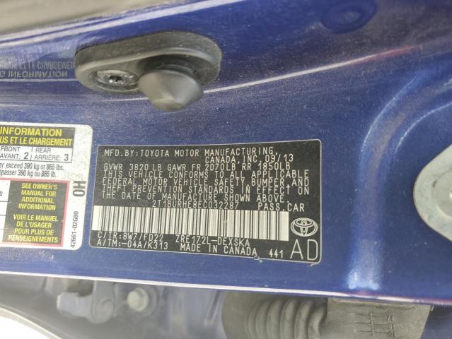 2014 TOYOTA COROLLA L - 2T1BURHE8EC032287
