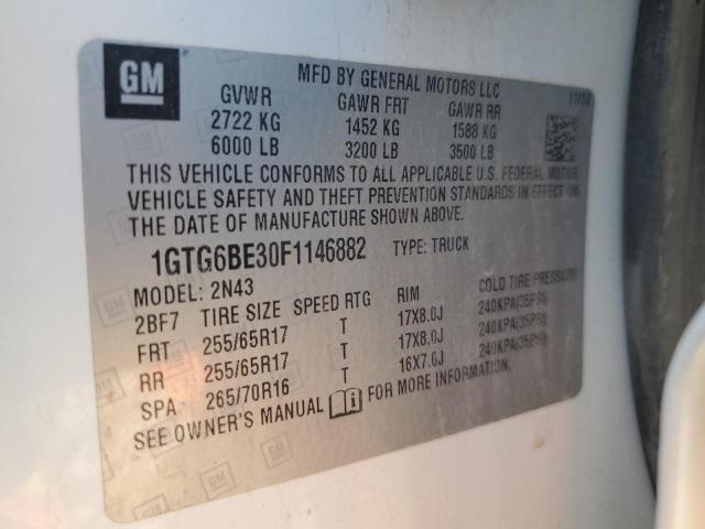 2015 GMC CANYON SLE 1GTG6BE30F1146882