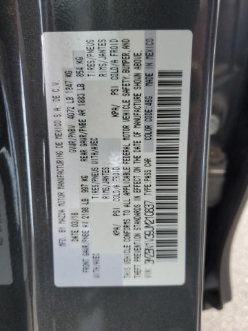 2018 MAZDA 3 TOURING 3MZBN1V39JM210837