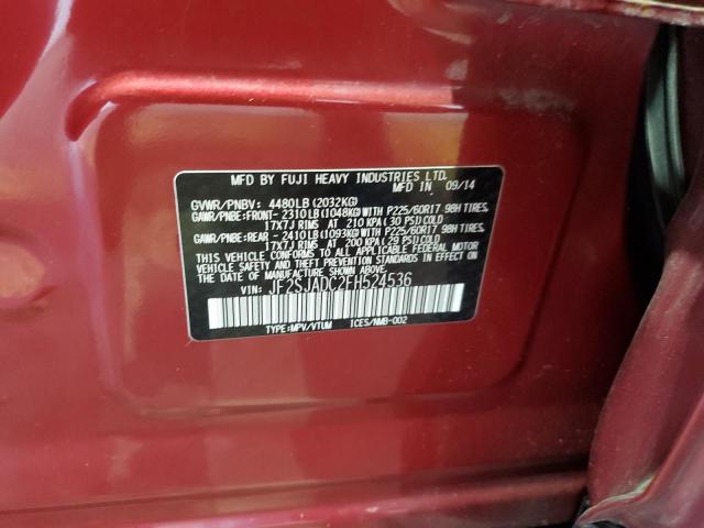 2015 SUBARU FORESTER 2 JF2SJADC2FH524536