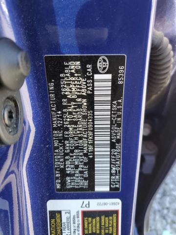 2015 TOYOTA CAMRY LE - 4T1BF1FK9FU904335