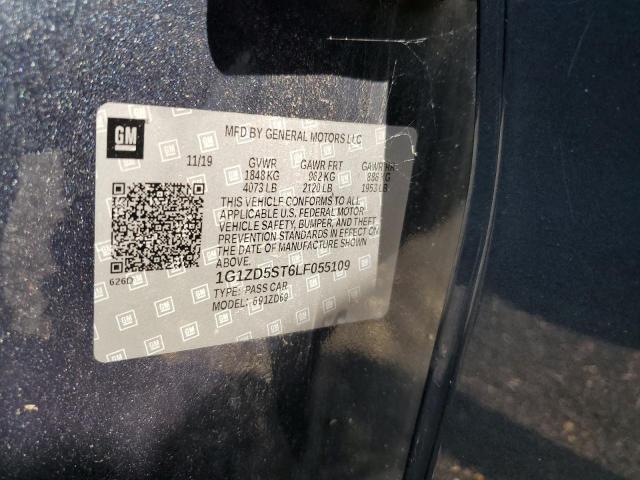 2020 CHEVROLET MALIBU LT - 1G1ZD5ST6LF055109