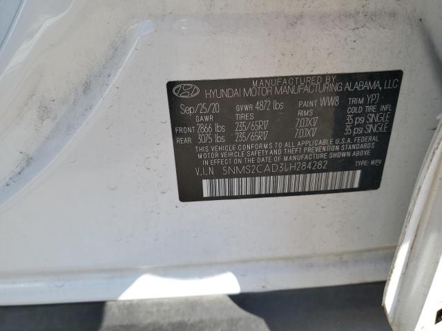 2020 HYUNDAI SANTA FE S 5NMS2CAD3LH284282