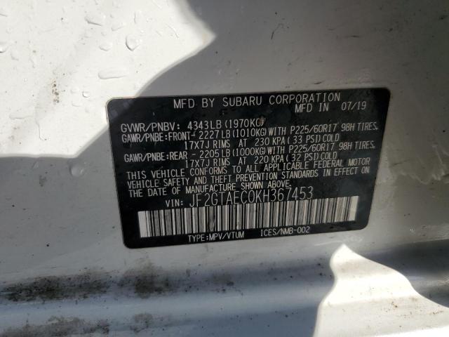 2019 SUBARU CROSSTREK JF2GTAEC0KH367453